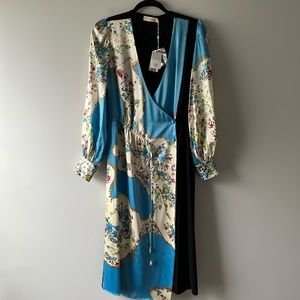 Tory Burch floral printed drawstring dress
